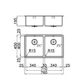 Pomivalno korito FOSTER KE 2203 850